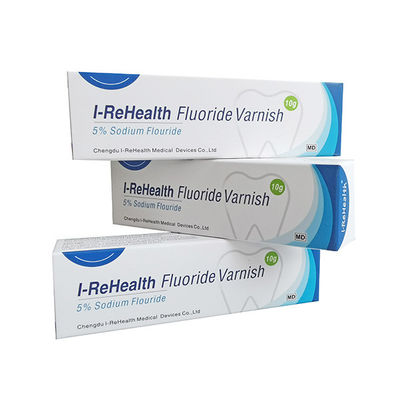 10g /Piece子供のための黄色い5%のフッ化ナトリウムのニス