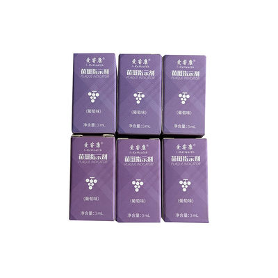 歯垢のための代理店を表わす3mL二重色